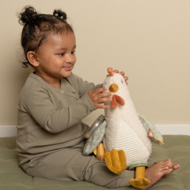 Activiteitenknuffel kip 25cm - Little Farm - Little dutch