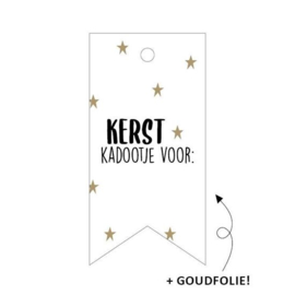 Label - kerst kadootje voor