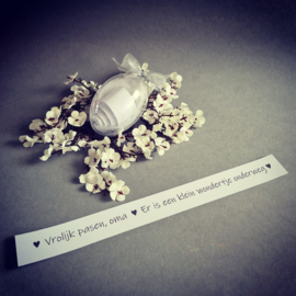 Easter egg - Vrolijk pasen, oma