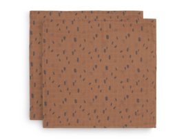 Hydrofiel Multidoek Spot - 115x115cm - Caramel