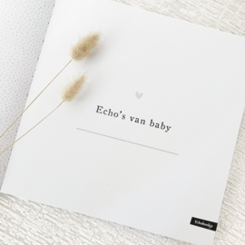 Mijn echo's invulboekje - linnen taupe