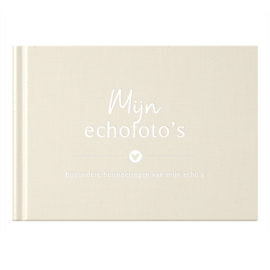 Mijn echoboekje - Linnen beige