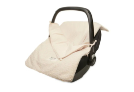 Voetenzak voor autostoel/kinderwagen - Boucle naturel