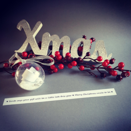 Christmas message - Santa says your gift will be a little late this year - uncle