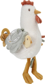Activiteitenknuffel kip 25cm - Little Farm - Little dutch