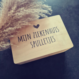 Bewaarkist - Mijn ziekenhuis spulletjes