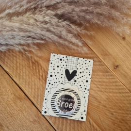Button - Ik word grote broer (zwart)