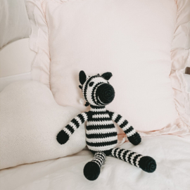 Knuffel zebra gehaakt