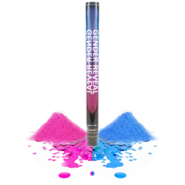 Gender Reveal Party Cannon XXL - Holi Powder + Confetti - Blue
