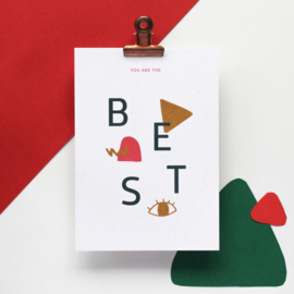 POSTCARD - YOU ARE THE BEST - 5 STUKS