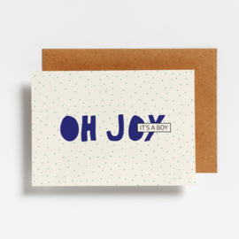 POSTCARD - OH JOY, IT'S A BOY - 5 STUKS