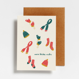 12 WARM WISHES POSTCARDS