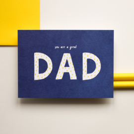 POSTCARD - YOU ARE A GREAT DAD - 5 pieces