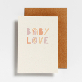 POSTCARD - RAINBOW BABY LOVE  - 5 pieces