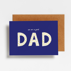 POSTCARD - YOU ARE A GREAT DAD - 5 pieces