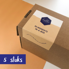 NEW // 50-MOMENTS-IN-A-BOX - DUTCH - 5 STUKS