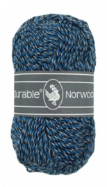 Norwool M235 Blauw/wit/zwart