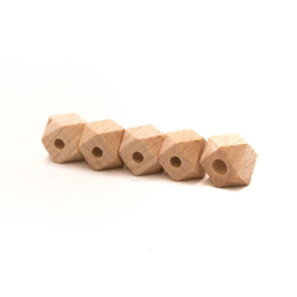 kralen hout 10 mm - 5 stuks