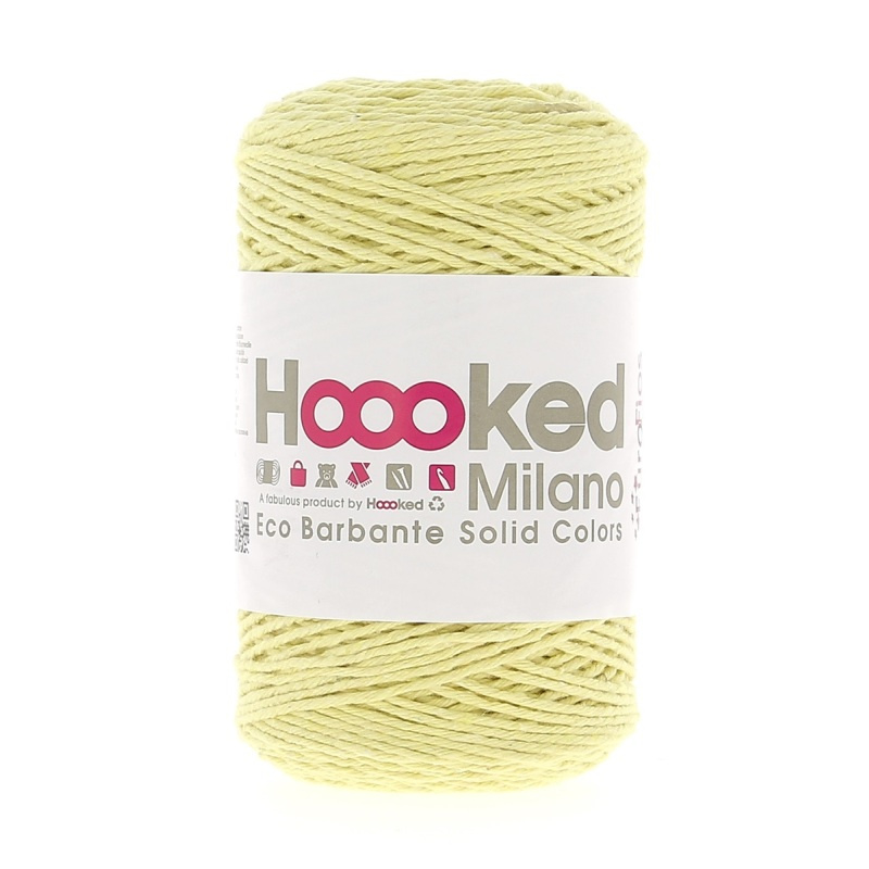 Hoooked Lamb Lewy Yarn Kit W/Eco Barbante Yarn-White & Gray