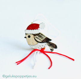 Kerst geluksvogel per 50 stuks