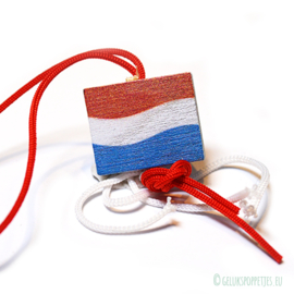 Dutch flag as a lucky doll