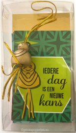 Doosje voor affirmatie kaartjes