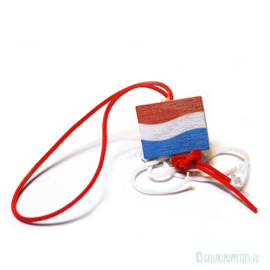 Dutch flag as a lucky doll