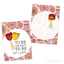 To be or not to be gelukskaartje per 25 stuks