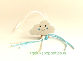 Blauw gelukswolkje per 50 stuks