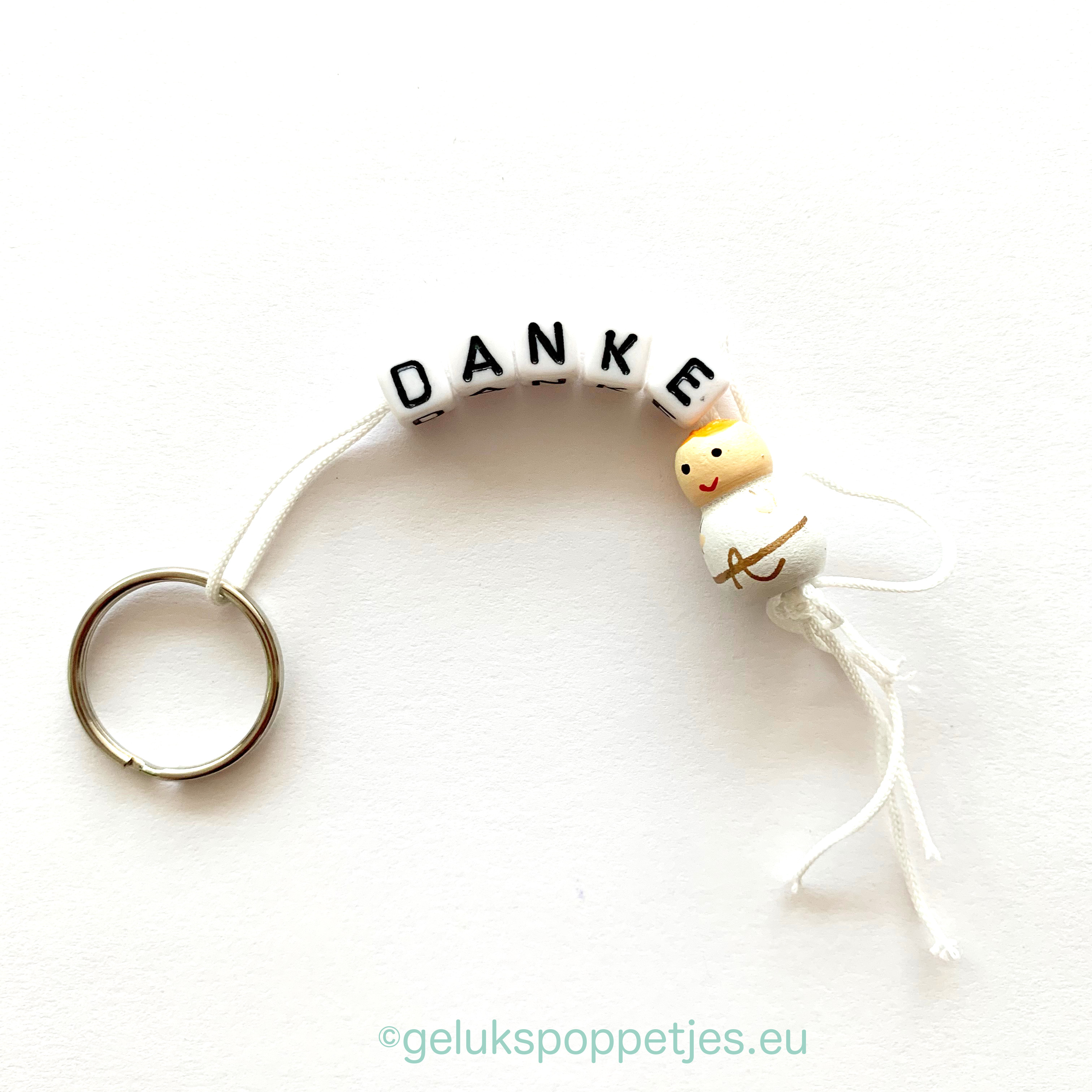 DANKE geluksengeltje sleutelhanger per 25 stuks