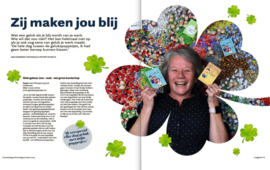 Artikel over onze gelukspoppetjes in de Limburger van 16 maart 2019