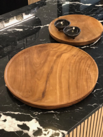 Schaal in teak diameter 38cm