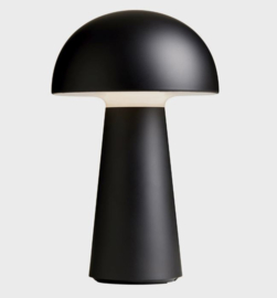 Draadloze en oplaadbare lamp Mushroom zwart