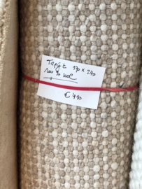 Wollen tapijt beige/ecru 170 x 240cm