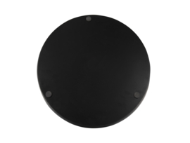 Zwarte schaal in metaal diameter 40cm