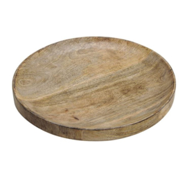 Schaal in mangohout diameter 30cm