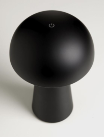 Draadloze en oplaadbare lamp Mushroom zwart