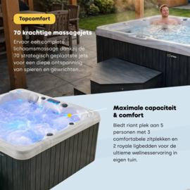 W’eau Geneva professionele spa 5 persoons