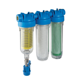 Waterfilter voorfilter Rainmaster 1" aansluiting 3 stages Atlas Filtri