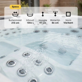W’eau Geneva professionele spa 5 persoons