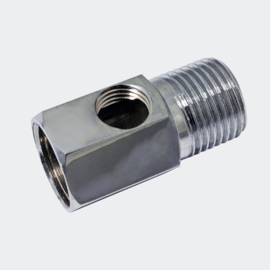 Leiding adapter kraanverlenger RO 1/2"-1/2"-1/4"