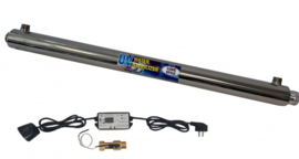 Lampe de luxe à filtre UV-c en acier inoxydable 55w 600 GPD 2730l/h