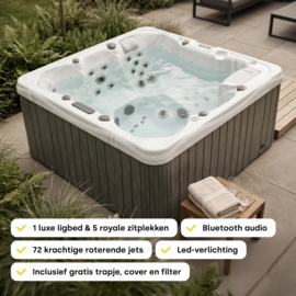 W’eau Monaco professionele spa 6 persoons