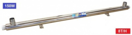 Filtre Uv-c Style Luxe Lampe Inox 150w 6/4" 8000l/h