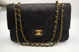 RESERVED CHANEL medium 25 double flap shoulderbag + authenticitycard, dustbag and box