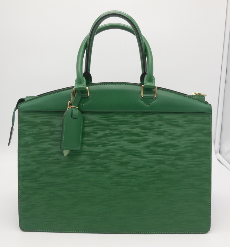 LOUIS VUITTON Riviera Epi green bag/bussinessbag