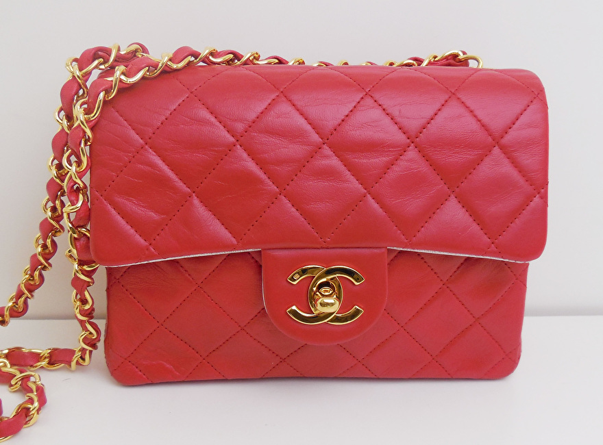 Chanel vintage flap bag chain
