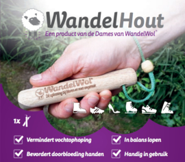 WandelHout tegen opgezette vingers en handen