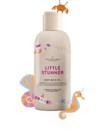 Set Baby badolie - Little stunner, Baby haar lotion - No Time For A bad Hairday met Kam & Borstel