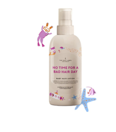 Set Baby badolie - Little stunner, Baby haar lotion - No Time For A bad Hairday met Kam & Borstel